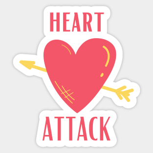 heart attack Sticker